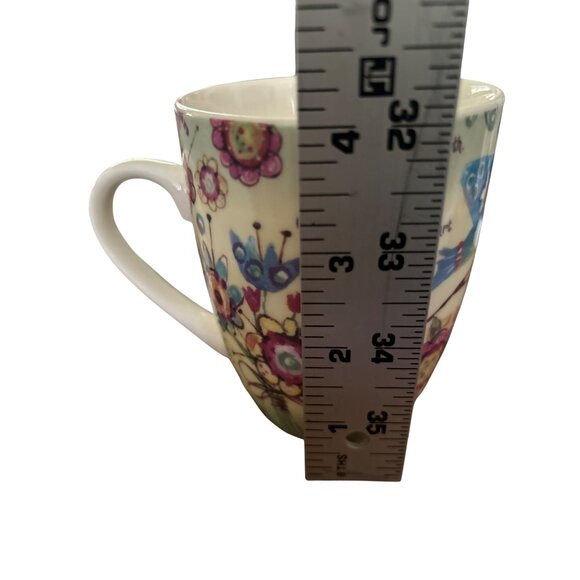 Inspirations Friendship Garden Floral Mug By Lori Siebert Coffee Tea Cup - Picture 5 of 5
